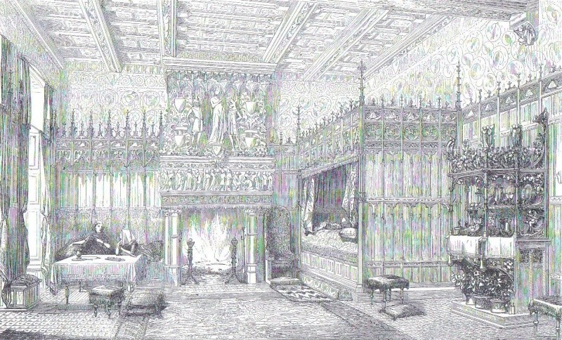Chambre du commencement du XVe siècle