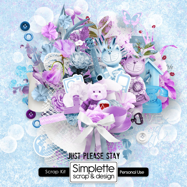 just please stay kit simplette fevrier 2013 bleu violet