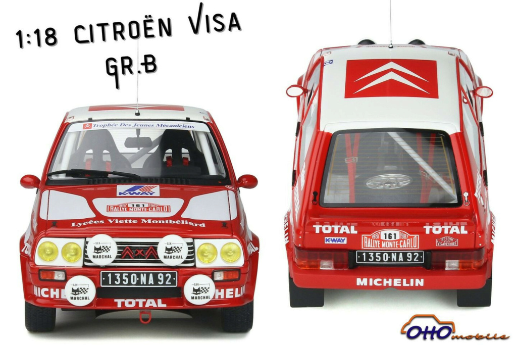 Citroën Visa 1000 Pistes rouge Gr B Christian Dorche Monte Carlo 1987