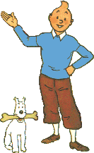 image de tintin et milou